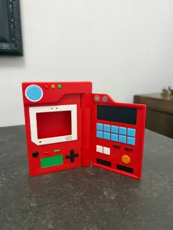 Pokemon Pokedex Card Holder 3D Printed | Magnetic 2 Door Trading Card Storage - Image 1