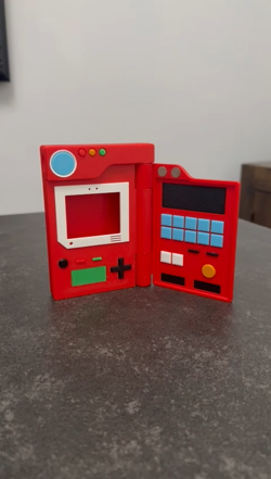Pokemon Pokedex Card Holder 3D Printed | Magnetic 2 Door Trading Card Storage - Image 2