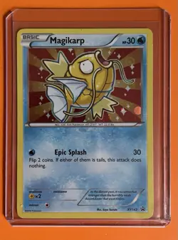 Magikarp XY143 Holo Pokemon TCG Black Star Promo Card Target 2016 HP Rare Swirl - Image 1