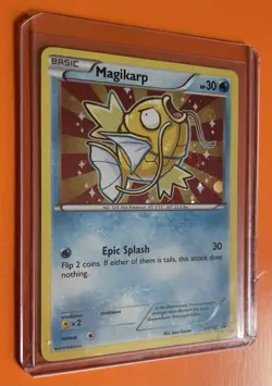 Magikarp XY143 Holo Pokemon TCG Black Star Promo Card Target 2016 HP Rare Swirl - Image 3