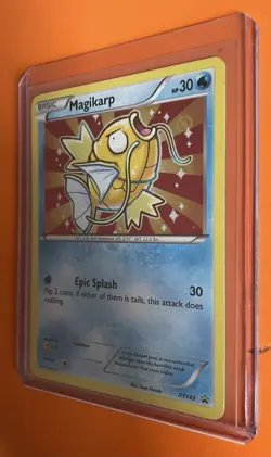 Magikarp XY143 Holo Pokemon TCG Black Star Promo Card Target 2016 HP Rare Swirl - Image 4