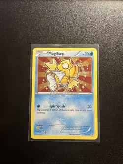 Pokemon TCG Shiny Magikarp Black Star Holo Promo Card XY143 - Image 1
