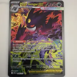 Pokemon Mega Gengar EX Mega Evolution 350 HP 284/217 Regular Card English - Image 3