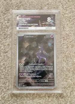 ACE NM-MT 8 - Mewtwo SVP 052 Pokemon Card - 151 UPC Promo PSA BGS CGC - Image 1