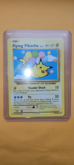 Pokemon Evolutions Flying Pikachu Card 110/108 - Image 1