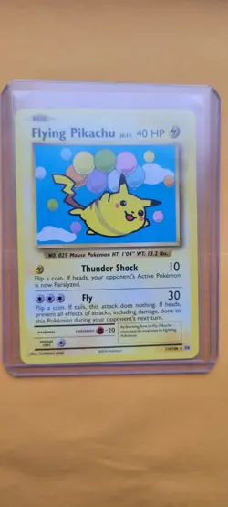 Pokemon Evolutions Flying Pikachu Card 110/108 - Image 2