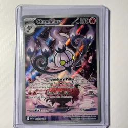 Pokemon TCG Scarlet Violet White Flare Chandelure Holo Card 103/086 Near Mint - Image 1
