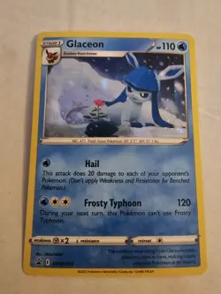 Glaceon SWSH192 SWSH: Sword & Shield Black Star Promo Cards Holo 2022 NM/M - Image 1