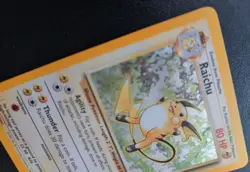 Raichu Holo Rare Pokemon-14/102-NM-WOTC Base Set 1999-Unlimited Vintage - Image 2