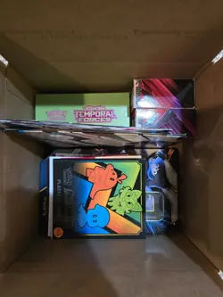 Huge Pokemon card lot with Tins, Books, Etb Box, code cards - Image 1