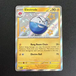 Pokemon TCG Electrode Scarlet & Violet Paldean Fates 134/091 Baby Shiny (NM) - Image 1