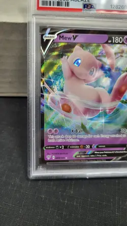 2020 MEW V DARKNESS ABLAZE FULL ART SWSH POKEMON TCG PSA 9 MINT #69/189 - Image 4