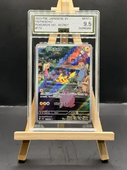 Pokemon TCG Pikachu Scarlet & Violet-151 173/165 Holo Illustration Rare AGS 9.5 - Image 1