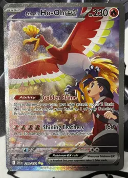 Pokemon TCG Ethan's Ho-Oh EX Sir 230/182 Destined Rivals Mint/Nm Condition - Image 1