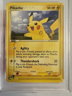 2004 Pokemon - Pikachu - EX Team Magma vs Team Aqua 43/95 - PSA 9 Mint! Nintendo - Image 3