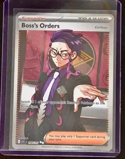 Boss's Orders [Corbeau] 256/217 Ascended Heroes Ultra Rare Holo Pokemon - Image 1