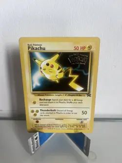 Pikachu WOTC Black Star Promo 4 WB Pokemon The First Movie HP - Image 1