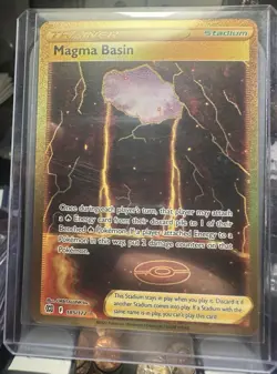 Magma Basin (Secret) 185/172 Swsh09: Brilliant Stars Holo Pokemon - Image 1