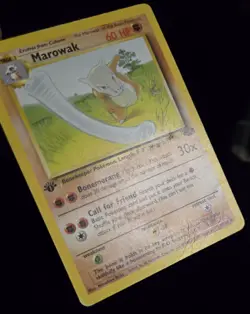 Pokemon TCG - MAROWAK - 1ST EDITION - 39/64 - JUNGLE (1999) - WOTC - HP/MP - Image 2