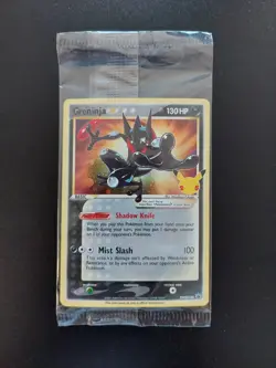 Pokemon TCG Greninja Gold Star SWSH144 Promo Celebrations Etb Sealed NM - Image 1
