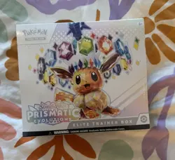 Pokemon TCG Prismatic Evolutions Elite Trainer Box ETB New Sealed - Image 1