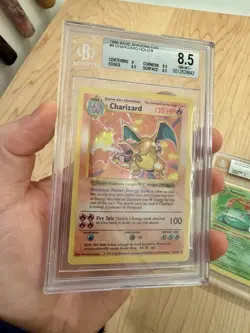 Pokemon 1999 Base Shadowless Holo Charizard Blastoise Venusaur BGS 8.5 TRIO - Image 3