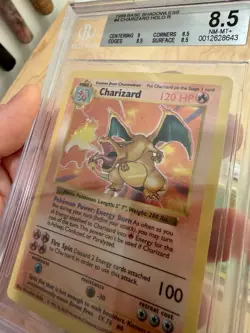 Pokemon 1999 Base Shadowless Holo Charizard Blastoise Venusaur BGS 8.5 TRIO - Image 4