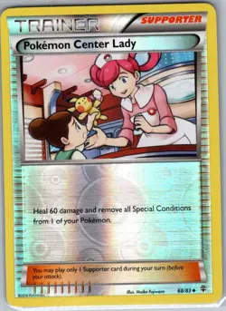 Pokemon Center Lady 68/83 Reverse Holo Generations - Pokemon Card - NM - Image 1