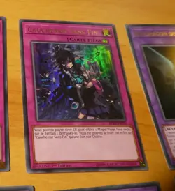 YUGIOH ULTRA RARE CARD CARTE Cauchemar Sans Fin BLRR-FR104 VF FR NM - Image 1