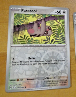 POKEMON ETINCELLES DEFERLANTES CARD REVERSE HOLO CARTE PARECOOL 145/191 SSP FR M - Image 1