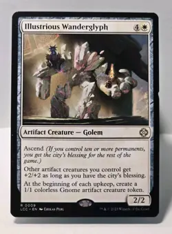 Illustrious Wanderglyph [The Lost Caverns of Ixalan Commander] Near Mint - Image 1