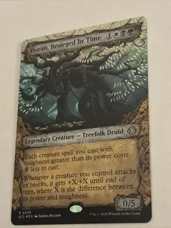 FOIL Showcase Doran, Besieged by Time ECL 0334 Rare MTG Lorwyn Eclipsed - Image 2