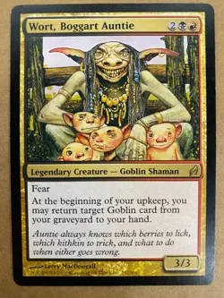 MTG 1x Wort, Boggart Auntie # 252 Lorwyn Modern Magic the Gathering Card x1 LP - Image 1