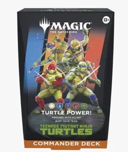 Magic The Gathering Teenage Mutant Ninja Turtles Turtle Power Commander Deck - Image 1