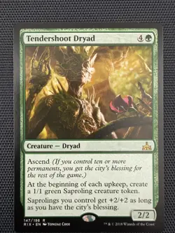 Tendershoot Dryad Rivals of Ixalan Regular 147 - Image 3