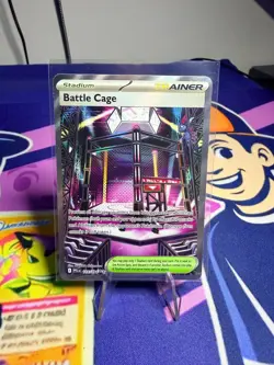 Battle Cage 116/094 Me02: Phantasmal Flames Holo M/NM Pokemon TCG - Image 1