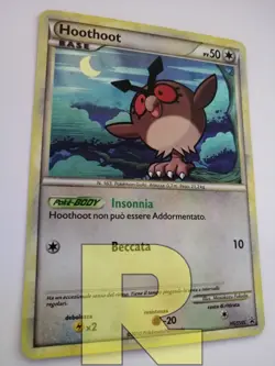 Hoothoot ® Promo HGSS05 ® Promo Holo Foil ® Pokemon ® Italiano ® EX - Image 1