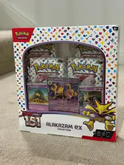 Pokemon 151 Alakazam ex Collection Box – Factory Sealed - Scarlet & Violet - Image 1