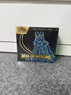 Pokemon Mega Entwicklung Lucario Top Trainer Box TTB Sealed OVP - Image 1