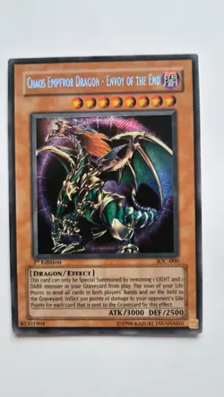 Chaos Emperor Dragon 1st Edition Ioc-000 Yugioh Secret Rare NM - Image 1