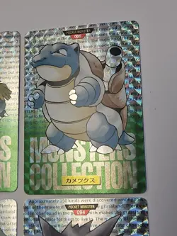 Pokemon Carddass Green Lotx4 Holo Prism Bandai Vending Series 1996 Japanese Card - Image 5