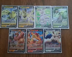 Pokemon V Lot Of 7 Cards. NM All With Varoius Sleeves. Regieleki, Magearna - Image 1