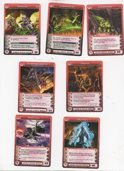 Chaotic lot #031. 7 Underworld creature cards. All MAX Energy - Image 1