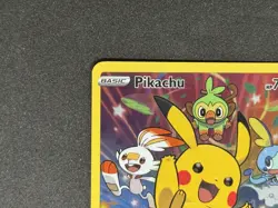 Pokemon Pikachu TCG SWSH020 Black Star Promo Holo Card - Image 3