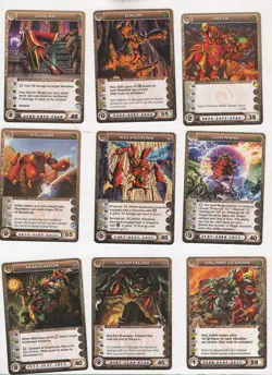 Chaotic lot #035. Lot of 9 Danian creature cards. All MAX Energy - Image 1