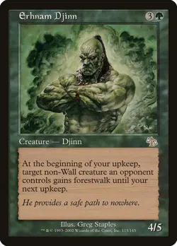 Erhnam Djinn Judgment PLD Green Rare MAGIC THE GATHERING MTG CARD ABUGames - Image 1