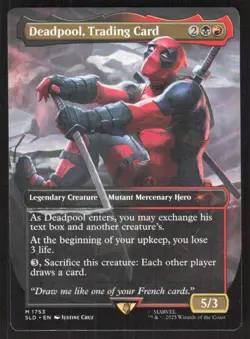 Secret Lair Drop Series #1753 Deadpool, Trading Card - Image 1