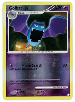 Pokemon Card - Golbat 50/123 - Mysterious Treasures - Reverse Holo - Image 1