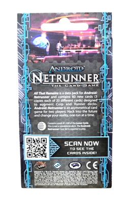 FFG Android Netrunner LCG Data Pack - All That Remains - NEW/SEALED - Image 2