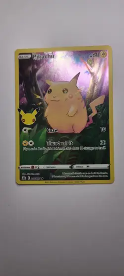 Pokemon Pikachu Celebrations Full Art Card 005/025 NM Condition - Image 1